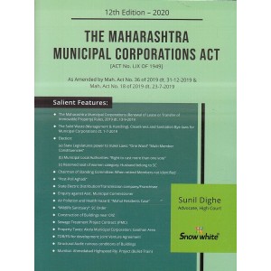 Snow White's The Maharashtra Municipal Corporations Act, 1949 (MMC Act) by Adv. Sunil Dighe